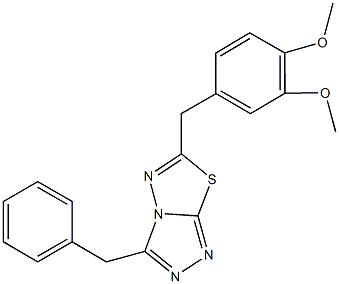 724432-15-9 3-benzyl-6-(3,4-dimethoxybenzyl)[1,2,4]triazolo[3,4-b][1,3,4]thiadiazole