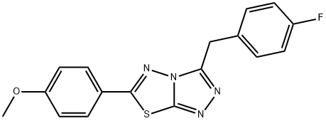 724432-41-1 4-[3-(4-fluorobenzyl)[1,2,4]triazolo[3,4-b][1,3,4]thiadiazol-6-yl]phenyl methyl ether