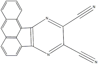 aceanthryleno[1,2-b]pyrazine-2,3-dicarbonitrile Struktur