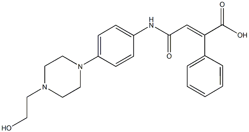 724455-09-8 4-{4-[4-(2-hydroxyethyl)-1-piperazinyl]anilino}-4-oxo-2-phenyl-2-butenoicacid