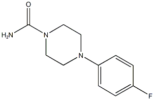 4-(4-fluorophenyl)-1-piperazinecarboxamide Structure