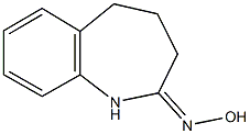 1,3,4,5-tetrahydro-2H-1-benzazepin-2-one oxime Struktur
