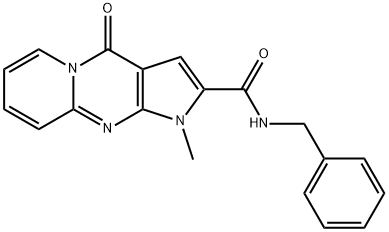 N-benzyl-1-methyl-4-oxo-1,4-dihydropyrido[1,2-a]pyrrolo[2,3-d]pyrimidine-2-carboxamide Structure
