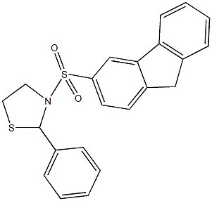 724739-16-6 3-(9H-fluoren-3-ylsulfonyl)-2-phenyl-1,3-thiazolidine