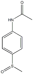 N-[4-(methylsulfinyl)phenyl]acetamide Structure