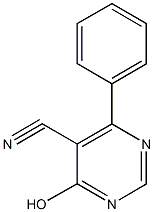 4-hydroxy-6-phenyl-5-pyrimidinecarbonitrile,73249-90-8,结构式
