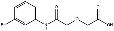[2-(3-bromoanilino)-2-oxoethoxy]acetic acid,737768-45-5,结构式