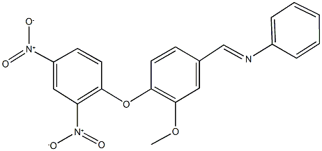 N-[4-(2,4-dinitrophenoxy)-3-methoxybenzylidene]aniline|