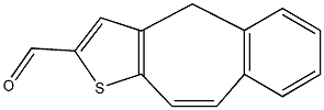 4H-benzo[4,5]cyclohepta[1,2-b]thiophene-2-carbaldehyde Structure