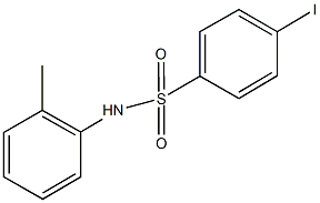 4-iodo-N-(2-methylphenyl)benzenesulfonamide Structure