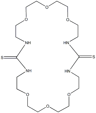 1,9,12,15,23,26-hexaoxa-4,6,18,20-tetraazacyclooctacosane-5,19-dithione|