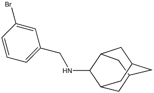 N-(2-adamantyl)-N-(3-bromobenzyl)amine Struktur