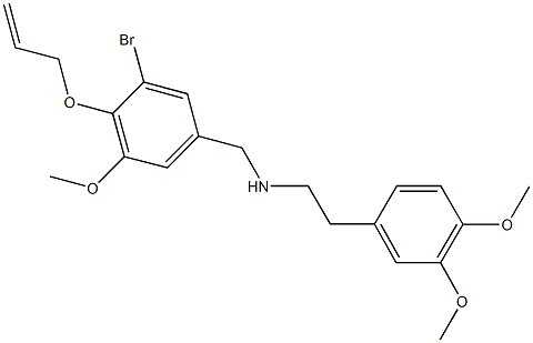 N-[4-(allyloxy)-3-bromo-5-methoxybenzyl]-N-[2-(3,4-dimethoxyphenyl)ethyl]amine|