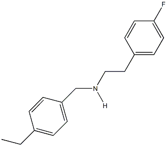 N-(4-ethylbenzyl)-N-[2-(4-fluorophenyl)ethyl]amine,774554-97-1,结构式