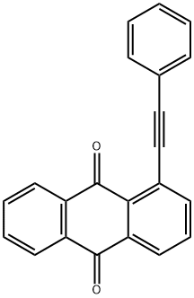 1-(phenylethynyl)anthra-9,10-quinone Structure