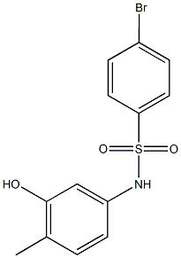 783324-13-0 4-bromo-N-(3-hydroxy-4-methylphenyl)benzenesulfonamide