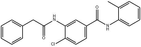 791801-86-0 4-chloro-N-(2-methylphenyl)-3-[(phenylacetyl)amino]benzamide