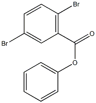 phenyl 2,5-dibromobenzoate Struktur