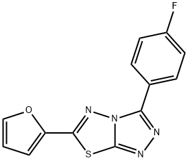 791824-31-2 3-(4-fluorophenyl)-6-(2-furyl)[1,2,4]triazolo[3,4-b][1,3,4]thiadiazole