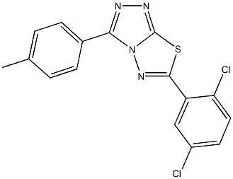 791824-53-8 6-(2,5-dichlorophenyl)-3-(4-methylphenyl)[1,2,4]triazolo[3,4-b][1,3,4]thiadiazole