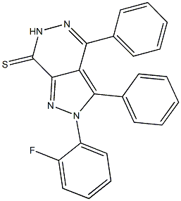 791824-83-4 2-(2-fluorophenyl)-3,4-diphenyl-2,6-dihydro-7H-pyrazolo[3,4-d]pyridazine-7-thione