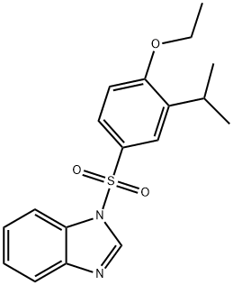791843-64-6 4-(1H-benzimidazol-1-ylsulfonyl)-2-isopropylphenyl ethyl ether