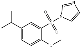 2-(1H-imidazol-1-ylsulfonyl)-4-isopropylphenyl methyl ether Structure