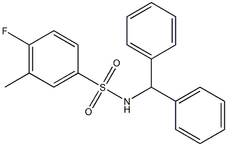 791844-91-2 N-benzhydryl-4-fluoro-3-methylbenzenesulfonamide