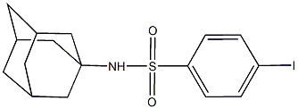 N-(1-adamantyl)-4-iodobenzenesulfonamide Struktur