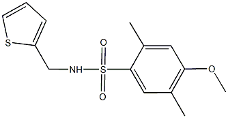 794548-58-6 4-methoxy-2,5-dimethyl-N-(2-thienylmethyl)benzenesulfonamide