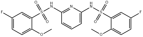 794548-70-2 5-fluoro-N-(6-{[(5-fluoro-2-methoxyphenyl)sulfonyl]amino}-2-pyridinyl)-2-methoxybenzenesulfonamide