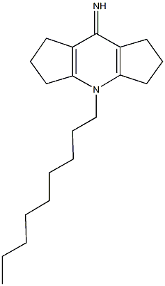 4-nonyl-2,3,4,5,6,7-hexahydrodicyclopenta[b,e]pyridin-8(1H)-imine,796886-33-4,结构式