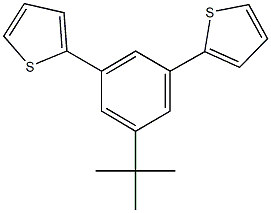 2-[3-tert-butyl-5-(2-thienyl)phenyl]thiophene Struktur