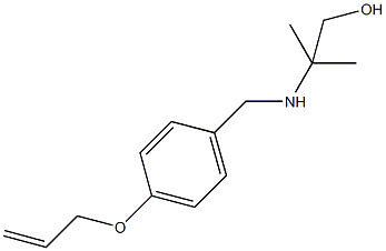 2-{[4-(allyloxy)benzyl]amino}-2-methyl-1-propanol Structure