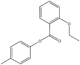 4-methylphenyl2-ethoxybenzoate Struktur