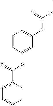 3-(propionylamino)phenyl benzoate|