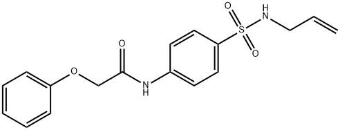 N-{4-[(allylamino)sulfonyl]phenyl}-2-phenoxyacetamide Structure