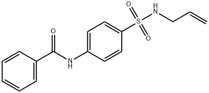 N-{4-[(allylamino)sulfonyl]phenyl}benzamide 结构式