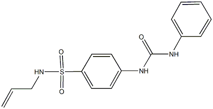 819065-09-3 N-allyl-4-[(anilinocarbonyl)amino]benzenesulfonamide