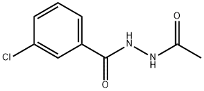 N'-acetyl-3-chlorobenzohydrazide Struktur