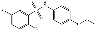 2,5-dichloro-N-[4-(ethyloxy)phenyl]benzenesulfonamide Structure