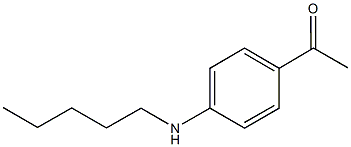 1-[4-(pentylamino)phenyl]ethanone Structure