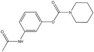 3-(acetylamino)phenyl 1-piperidinecarboxylate|