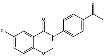 N-(4-acetylphenyl)-5-chloro-2-methoxybenzamide|