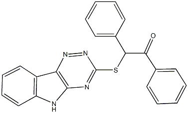 83954-03-4 1,2-diphenyl-2-(5H-[1,2,4]triazino[5,6-b]indol-3-ylsulfanyl)ethanone