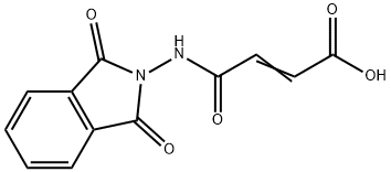 4-[(1,3-dioxo-1,3-dihydro-2H-isoindol-2-yl)amino]-4-oxo-2-butenoic acid Struktur