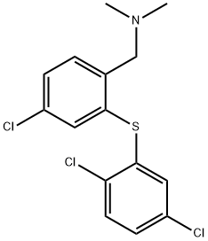 844883-24-5 N-{4-chloro-2-[(2,5-dichlorophenyl)sulfanyl]benzyl}-N,N-dimethylamine