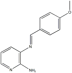 N-(2-amino-3-pyridinyl)-N-(4-methoxybenzylidene)amine|