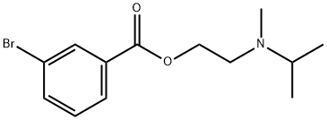 2-[isopropyl(methyl)amino]ethyl 3-bromobenzoate Structure