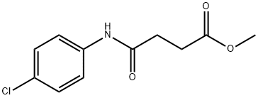 methyl 4-(4-chloroanilino)-4-oxobutanoate Struktur